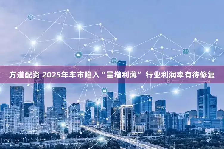 方道配资 2025年车市陷入“量增利薄” 行业利润率有待修复